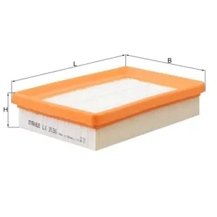 MAHLE LX3536 Filtro de aire