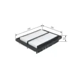 BOSCH F026400353 Filtro de aire