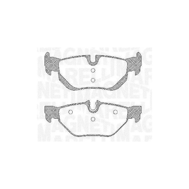 MAGNETI MARELLI 363916060624 Juego de pastillas de freno