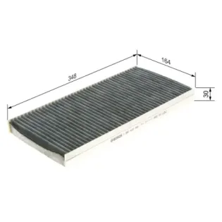 BOSCH 1987432345 Filtro, aire habitáculo