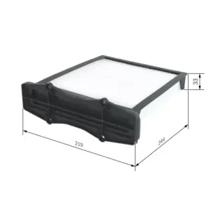 BOSCH 1987432116 Filtro, aire habitáculo