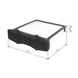 BOSCH 1987432116 Filtro, aire habitáculo