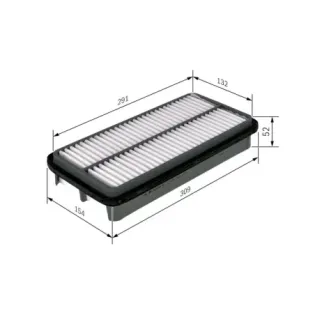 BOSCH F026400038 Filtro de aire