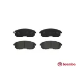 BREMBO P56021 Juego de pastillas de freno