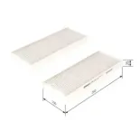 BOSCH 1987432194 Filtro, aire habitáculo