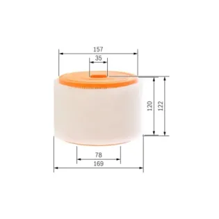 BOSCH F026400289 Filtro de aire