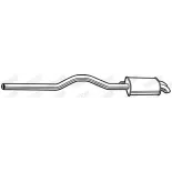 WALKER 24107 Silenciador posterior