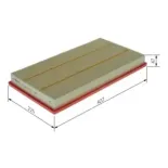 BOSCH F026400704 Filtro de aire