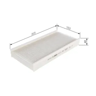 BOSCH 1987432112 Filtro, aire habitáculo
