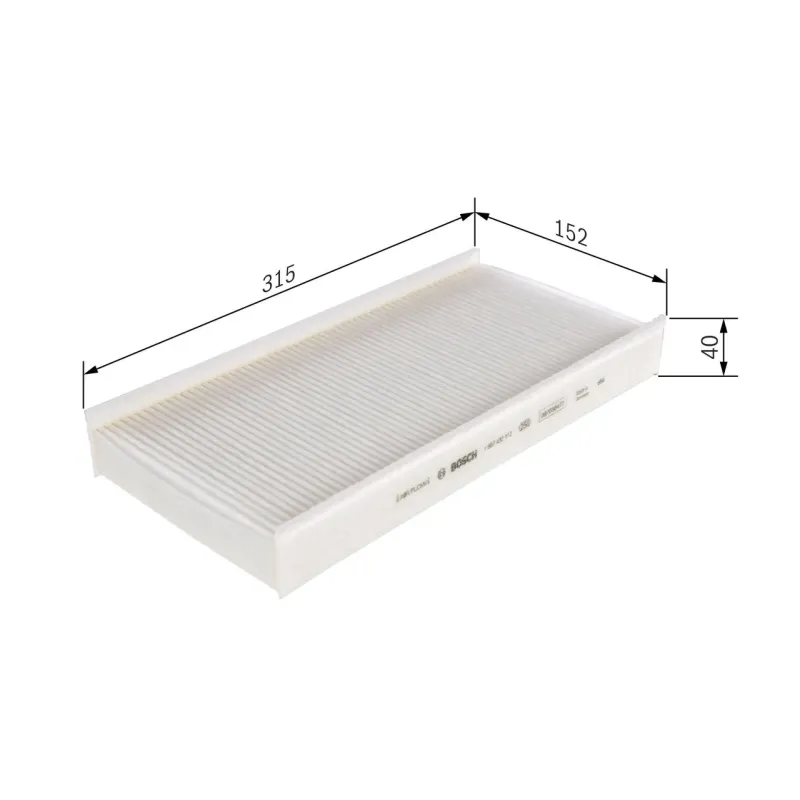 BOSCH 1987432112 Filtro, aire habitáculo