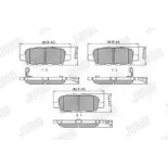 JURID 572501J Juego de pastillas de freno