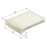 BOSCH 1987432189 Filtro, aire habitáculo