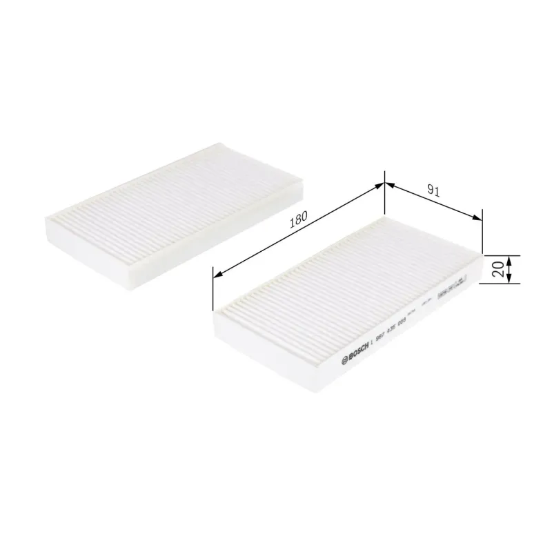 BOSCH 1987435008 Filtro, aire habitáculo