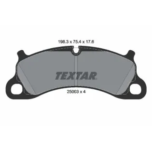 TEXTAR 2500301 Juego de pastillas de freno