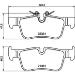 HELLA 8DB355021-681 Juego de pastillas de freno