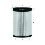 MAHLE LX597 Filtro de aire