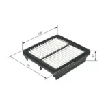 BOSCH F026400352 Filtro de aire