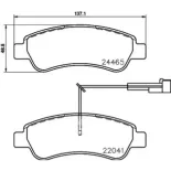 BREMBO P61125 Juego de pastillas de freno