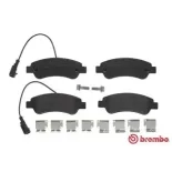 BREMBO P61125 Juego de pastillas de freno