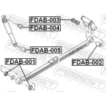 FEBEST FDAB-005 Conector, amortiguador