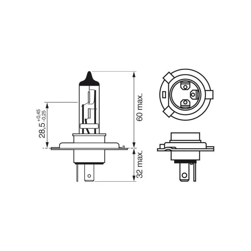 BOSCH 1987301074 Lámpara