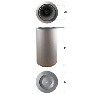 MAHLE LX1255 Filtro de aire