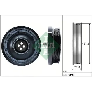 Schaeffler INA 544013710 Polea, cigüeñal