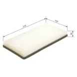 BOSCH 1987432007 Filtro, aire habitáculo