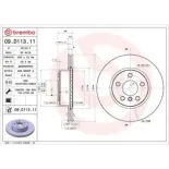BREMBO 09.D113.11 Disco de freno (Unidad)