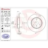 BREMBO 08.8163.20 Disco de freno (Unidad)