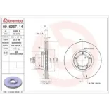 BREMBO 09.6967.14 Disco de freno (Unidad)