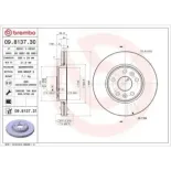 BREMBO 09.8137.30 Disco de freno (Unidad)