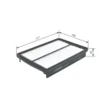 BOSCH F026400547 Filtro de aire