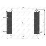 NRF 35860 Condensador, aire acondicionado