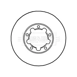 BORG & BECK BBD5232 Disco de freno (Unidad)