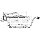 BORG & BECK BBH7626 Tubo flexible de frenos