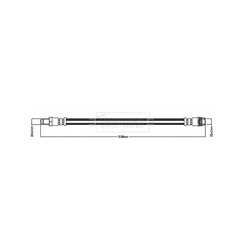 BORG & BECK BBH8594 Tubo flexible de frenos