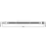 BORG & BECK BBH8594 Tubo flexible de frenos
