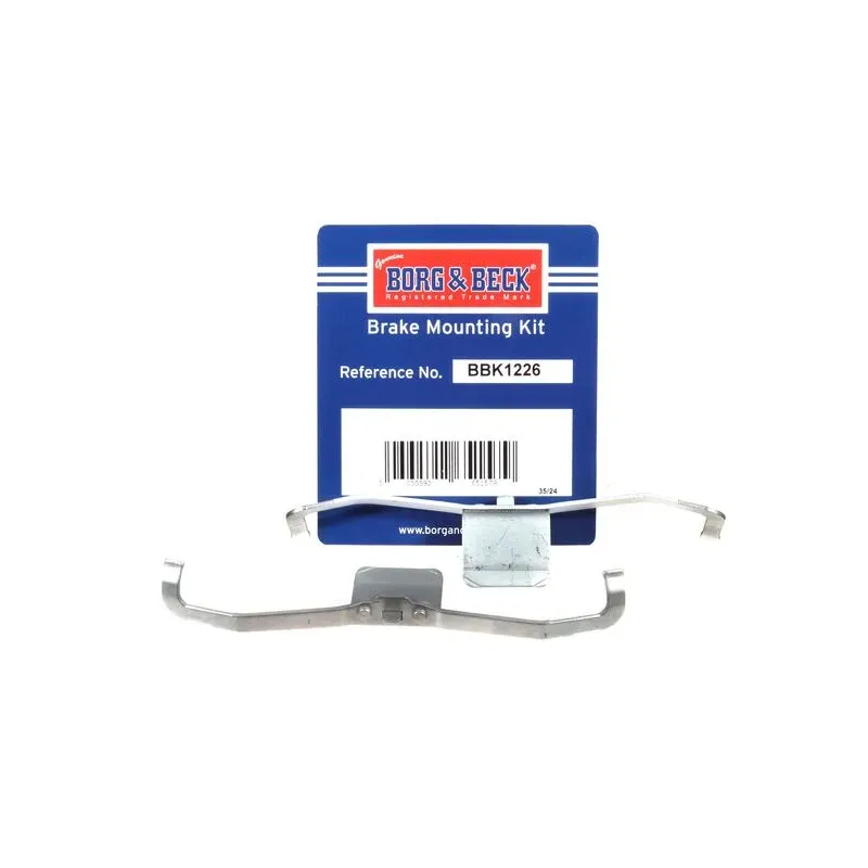 BORG & BECK BBK1226 Kit de accesorios, pastillas de frenos