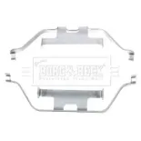 BORG & BECK BBK1343 Kit de accesorios, pastillas de frenos