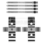 BORG & BECK BBK1527 Kit de accesorios, pastillas de frenos