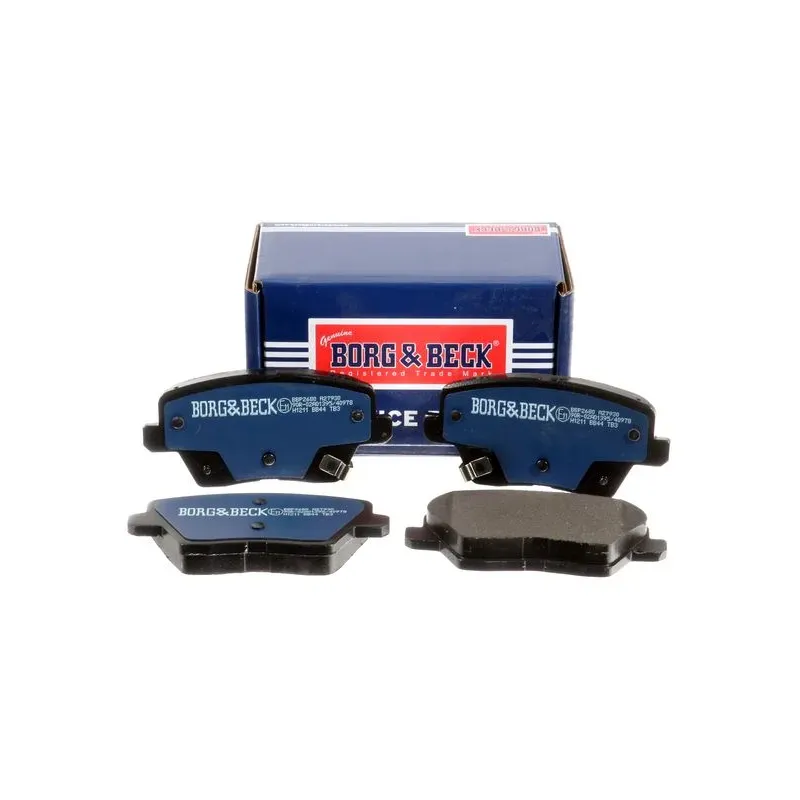 BORG & BECK BBP2680 Juego de pastillas de freno