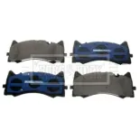 BORG & BECK BBP2857 Juego de pastillas de freno