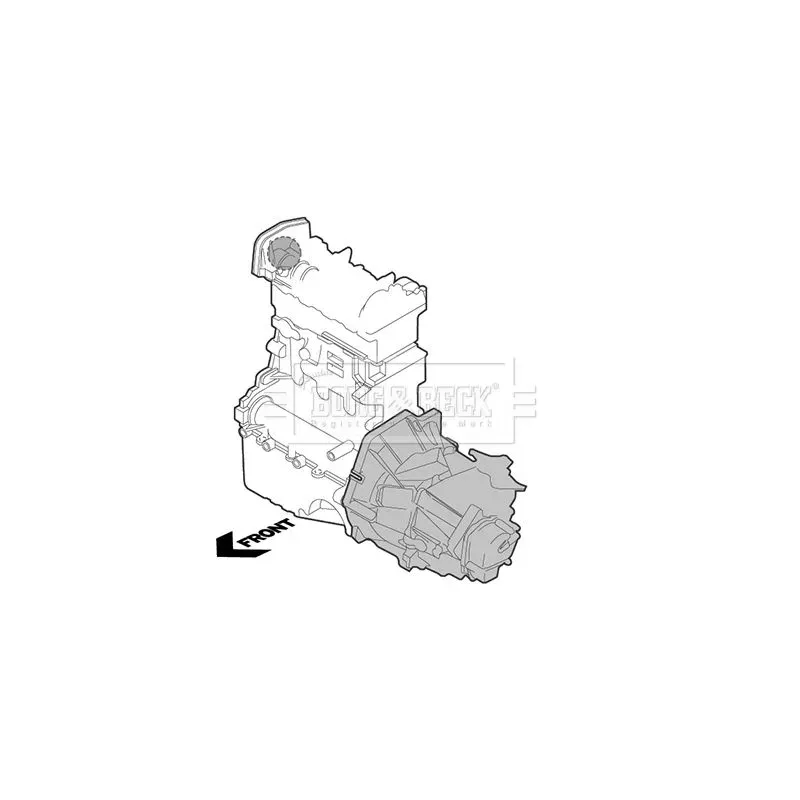 BORG & BECK BEM4433 Soporte, motor