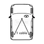 BORG & BECK BKB2917 Cable de accionamiento, freno de estacionamiento