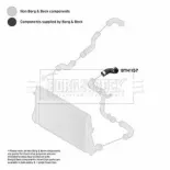 BORG & BECK BTH1157 Tubo flexible de aire de sobrealimentación