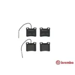 BREMBO P61038 Juego de pastillas de freno