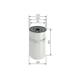 BOSCH F026402017 Filtro combustible