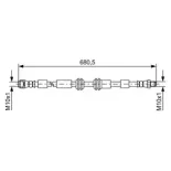 BOSCH 1987481734 Tubo flexible de frenos