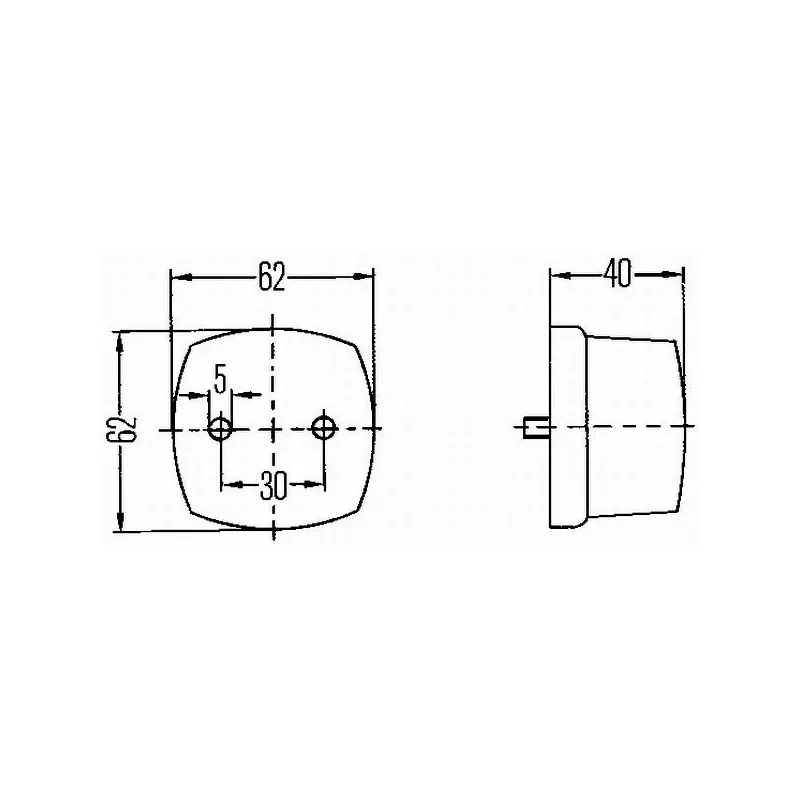HELLA 2PF003057-041 Luces de posición